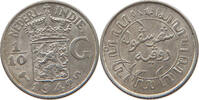 NETHERLANDS EAST INDIES 1/10 GULDEN -
