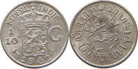 NETHERLANDS EAST INDIES 1/10 GULDEN -