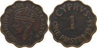 CYPRUS PIASTRE George VI. (1936-1952) -
