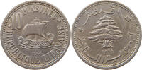 LEBANON 10 PIASTRES 1961 SS 5,00 EUR  plus 5,99 EUR verzending