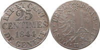 SCHWEIZ GENF GENEVE 25 CENTIMES -