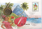 ST. LUCIA STATIONERY 25 CENTS -