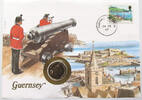GUERNSEY STATIONERY 5 PENCE Elizabeth II. (1952-2022) -