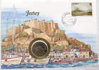 JERSEY STATIONERY 10 PENCE Elizabeth II. (1952-2022) -