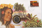 TAHITI STATIONERY 10 FRANCS -