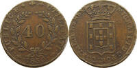 PORTUGAL 40 REIS Michael I. (1828-1834) -
