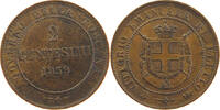 ITALY STATES TUSCANY 2 CENTESIMI Vittorio Emanuele II. 1859-1861-1878 -