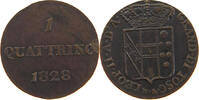 ITALY STATES TUSCANY QUATTRINO Leopoldo II di Lorena (1824-1859) -