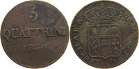 ITALY STATES PARMA 5 QUATTRINI Leopoldo II di Lorena (1824-1859) -