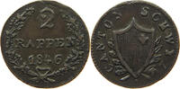 SCHWEIZ SCHWYZ 2 RAPPEN -