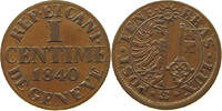 CENTIME 1840 SCHWEIZ GENF GENEVE  SS