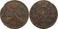 SWEDEN 2 ÖRE Adolf Friedrich (1751-1771) -