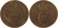 DENMARK 2 ÖRE Christian IX. (1863-1906) -