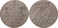 DENMARK 2 SKILLING Christian VII. (1766-1808) -