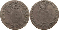 DENMARK 2 SKILLING Christian VII. (1766-1808) -