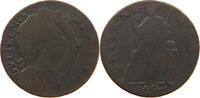 GREAT BRITAIN FARTHING William & Mary (1689-1694) -
