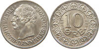 DENMARK 10 ÖRE Frederik VIII. (1906-1912) -