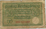 DRITTES REICH 50 PFENNIG -