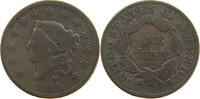 UNITED STATES OF AMERICA LARGE CENT Coronet Head -