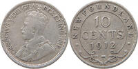 CANADA NEWFOUNDLAND 10 CENTS George V. (1910-1936) -