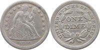 UNITED STATES OF AMERICA DIME SEATED LIBERTY -