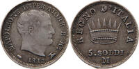 ITALY STATES NAPOLEON I. 5 SOLDI Napoleon I. (1804-1814, 1815) -