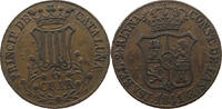 SPAIN BARCELONA 6 CUARTOS Isabell II. (1833–1868) -