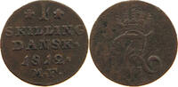 DENMARK SKILLING Frederik VI. 1808-1839. -