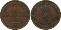 REUSS JÜNGERE LINIE ZU SCHLEIZ PFENNIG Heinrich LXVII. 1854-1867. -
