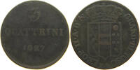 ITALY STATES TUSCANY 3 QUATTRINI -
