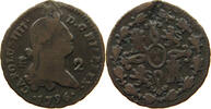 SPAIN 2 MARAVEDIS CARLOS IV. (1788-1808) -