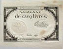 FRANCE 5 LIVRES ASSIGNAT -