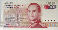 LUXEMBOURG 100 FRANCS -