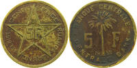 BELGIAN CONGO 5 FRANCS -