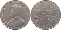 CANADA 5 CENTS George V. (1910-1936) -