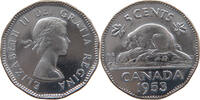CANADA 5 CENTS Elizabeth II. (1952-2022) -