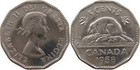 CANADA 5 CENTS Elizabeth II. (1952-2022) -