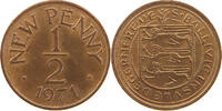 GUERNSEY 1/2 NEW PENNY Elizabeth II. (1952-2022) -