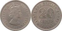 MALAYA AND BRITISH BORNEO 20 CENTS Elizabeth II. (1952-2022) -