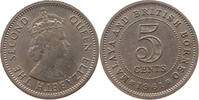 MALAYA AND BRITISH BORNEO 5 CENTS Elizabeth II. (1952-2022) -