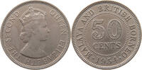 MALAYA AND BRITISH BORNEO 50 CENTS Elizabeth II. (1952-2022) -