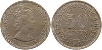 MALAYA AND BRITISH BORNEO 50 CENTS Elizabeth II. (1952-2022) -
