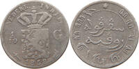 NETHERLANDS EAST INDIES 1/10 GULDEN Willem III. 1849-1890 -