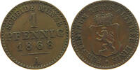 REUSS ÄLTERE LINIE PFENNIG Heinrich XXII. 1859-1902 -