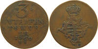 SACHSEN WEIMAR EISENACH 3 PFENNIG Anna Amalia (1758-1775) -
