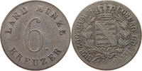 SACHSEN COBURG GOTHA 6 KREUZER Ernst I. (1806-1844) -