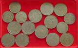 JORDAN 50 100 FILS COLLECTION LOT JORDAN 50 100 FILS 16PC 168G -