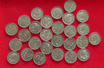 ROMANIA 5 BANI COLLECTION LOT ROMANIA 5 BANI 1966 27PC 46G -