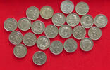 ROMANIA 5 BANI COLLECTION LOT ROMANIA 5 BANI 23PC 36G -