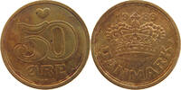 DENMARK 50 ÖRE 1989 Margrethe II. (seit 1972) VZ 6,00 EUR  plus 5,99 EUR verzending